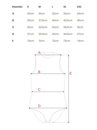 M697 Bodis su aukštu kaklu be rankovių - juodas