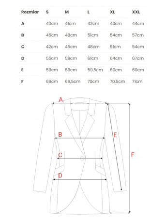 M701 Švarkas su viena saga ir asimetrinėmis kišenėmis - juodas
