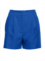 M775 Šortai su klostėmis - mėlyni