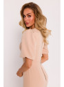 M779 Suknelė su biustu - smėlio spalvos