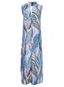 B283 Maxi suknelė su piešiniu - 2 modelis