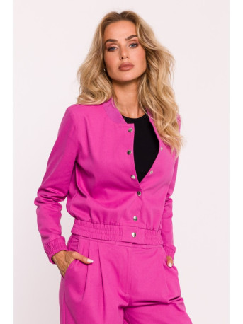 M800 Press stiliaus striukės su antsiuvais kopija - mėlyna