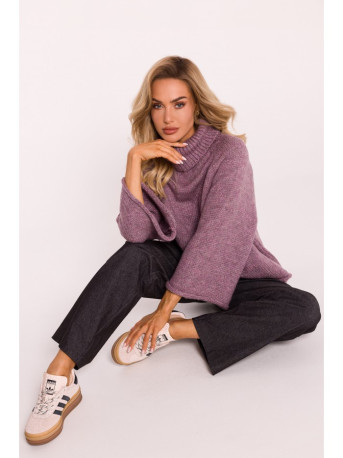 M822 Megztinis "Trapeze" su golfu - heather