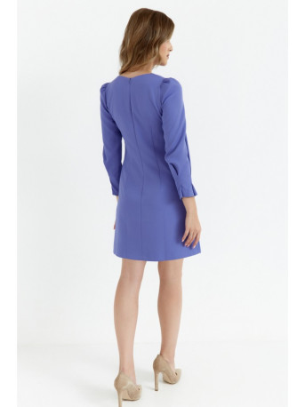 K148 Trapecijos formos suknelė - šviesiai violetinė