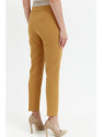 K055 Plonos kelnės - cinamono spalvos