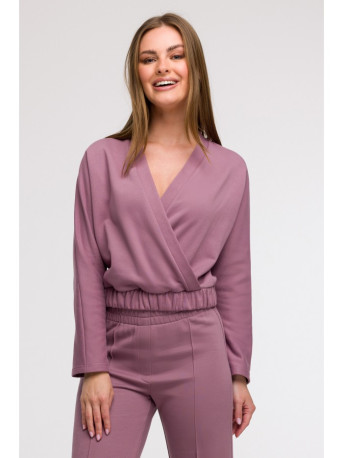 B292 Marškinėliai su užrašu priekyje - heather