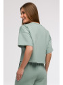 B294 Marškinėliai trumpomis rankovėmis - mėtų spalvos