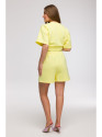 B295 Šortai su kišenėmis - citrina