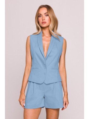 M859 Džinsinė liemenė - šviesiai mėlyna