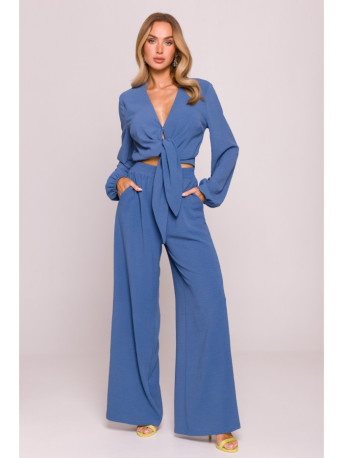 M861 Viršutinė dalis su kaklaraiščiais - džinsai