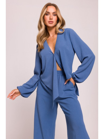 M861 Viršutinė dalis su kaklaraiščiais - džinsai