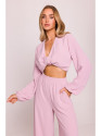 M862 Wide leg trousers - crepe pink