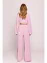 M862 Wide leg trousers - crepe pink