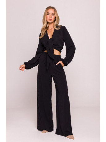 M862 Wide leg trousers - black