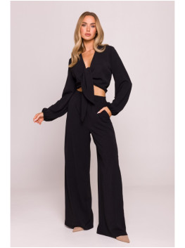 M862 Wide leg trousers - black