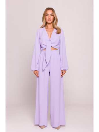 M862 Wide leg trousers - purple