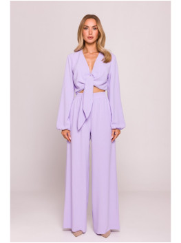 M862 Wide leg trousers - purple