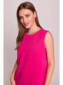 S408 Sleeveless shift dress - pink