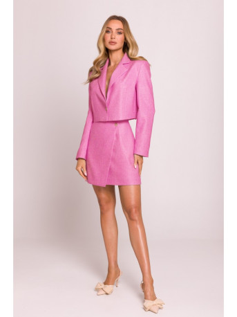 M853 Cropped blazer - fuchsia