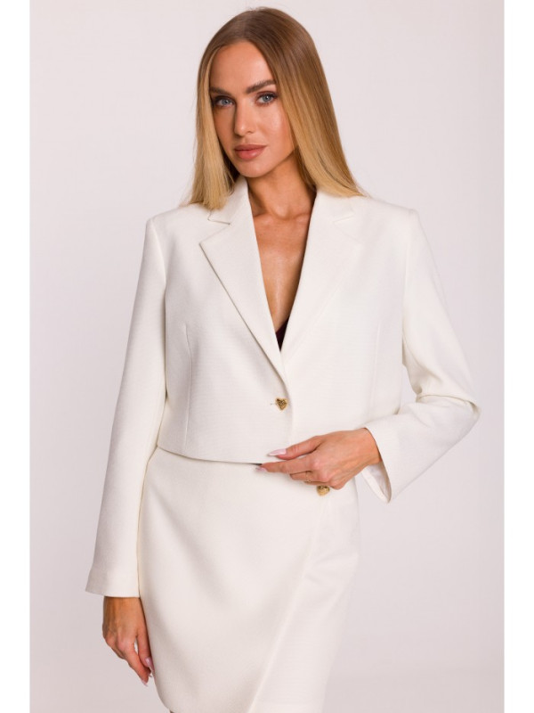 M853 Cropped blazer - cream