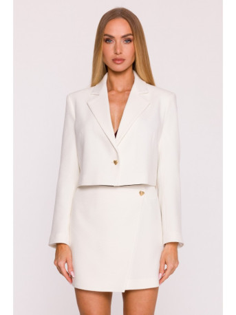 M853 Cropped blazer - cream