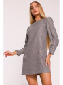 M870 Tweed mini dress - graphite