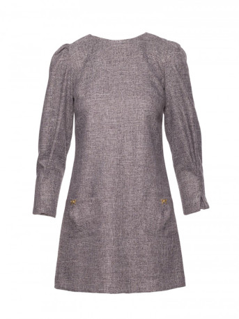 M870 Tweed mini dress - graphite
