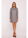 M870 Tweed mini dress - graphite