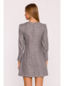 M870 Tweed mini dress - graphite