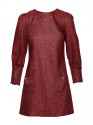 M870 Tweed mini dress - maroon