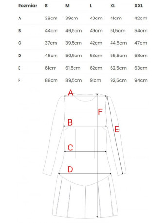 M872 Dress with inverted pleats - brown