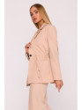 M873 Blazer with cinched waist - beige