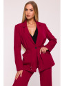 M873 Blazer with cinched waist - maroon