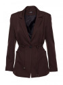 M873 Blazer with cinched waist - brown