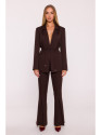 M873 Blazer with cinched waist - brown