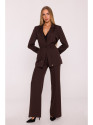 M873 Blazer with cinched waist - brown