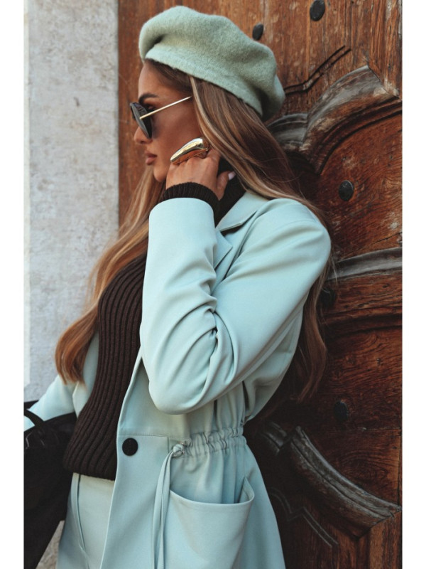 M873 Blazer with cinched waist - mint