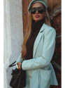 M873 Blazer with cinched waist - mint