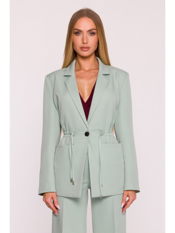 M873 Blazer with cinched waist - mint