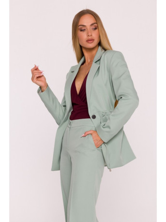 M873 Blazer with cinched waist - mint