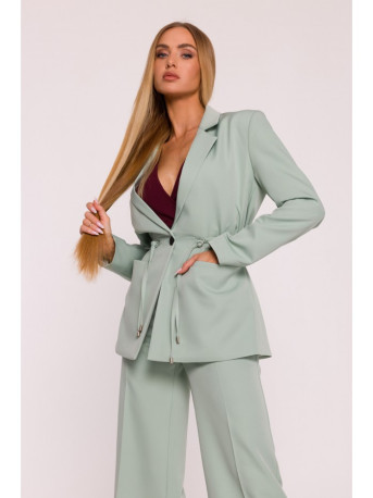 M873 Blazer with cinched waist - mint