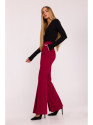 M874 Flared leg trousers - maroon