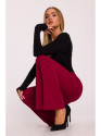 M874 Flared leg trousers - maroon