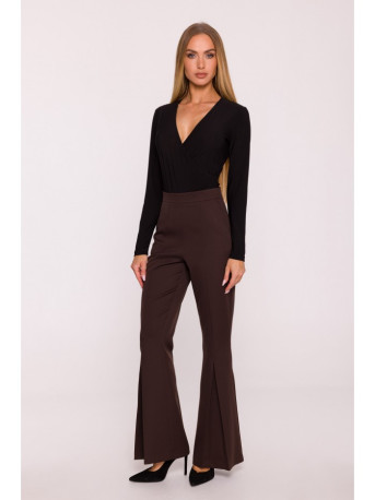 M874 Flared leg trousers - brown