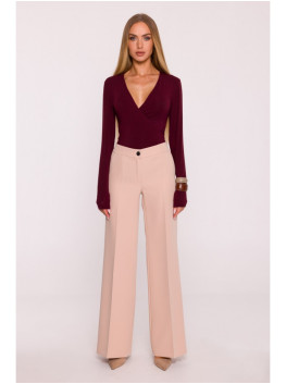 M875 Wide leg trousers - beige