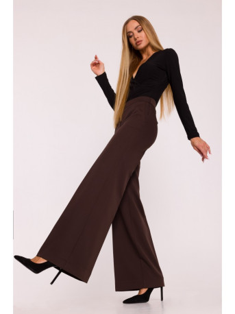 M875 Wide leg trousers - brown