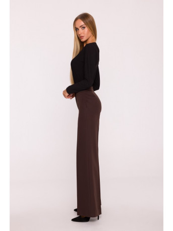 M875 Wide leg trousers - brown