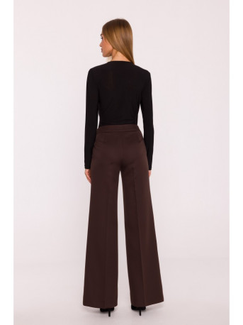 M875 Wide leg trousers - brown