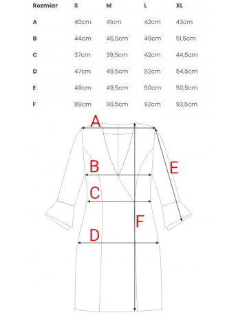 M876 Dress with wide cuffs - brown