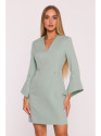 M876 Dress with wide cuffs - mint